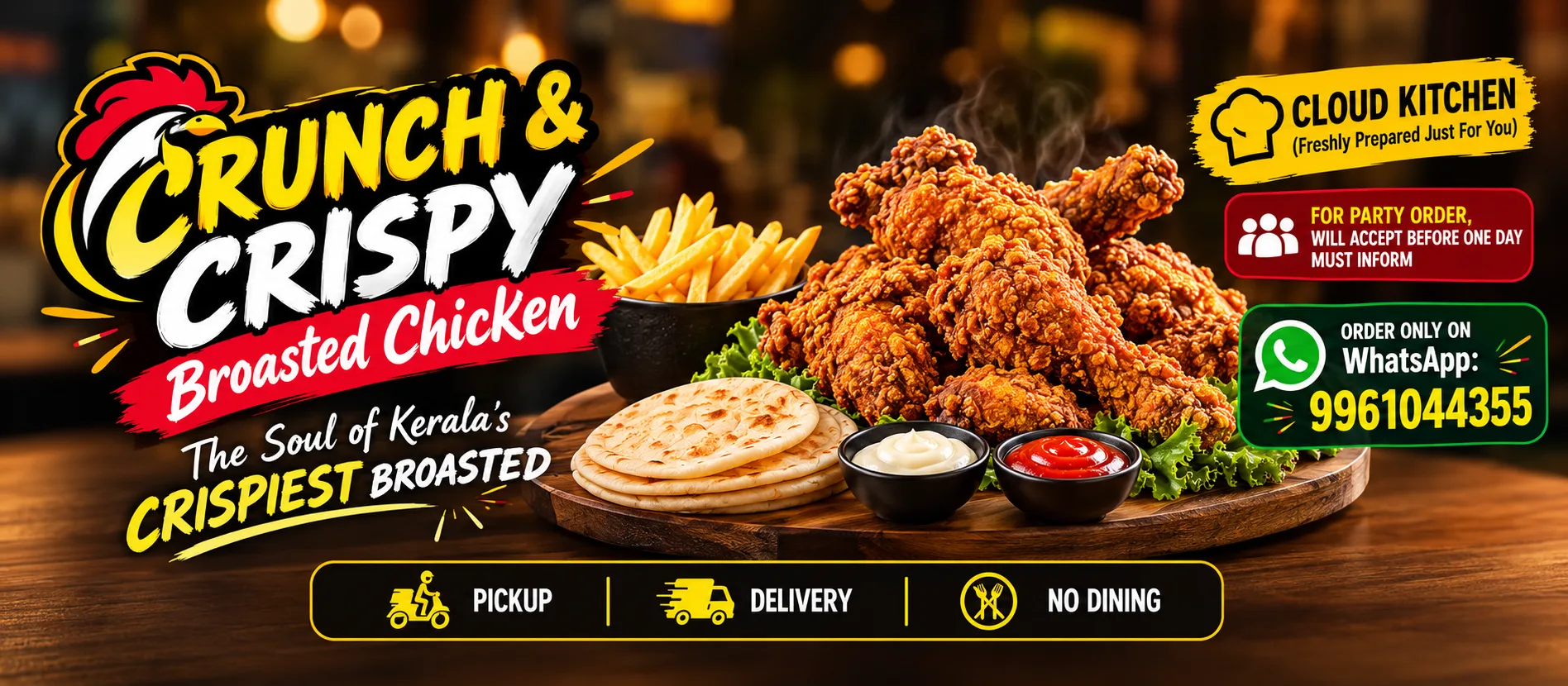 Crunch & Crispy Broasted Chicken